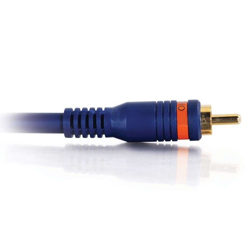 C2G كابل C2G ليجراند فيلوسيتي S/PDIF، كابل صوت رقمي coax أزرق، كابل صوت رقمي بطول 6 أقدام للاستخدام ككابل coaxial لنظام المسرح المنزلي، 1 قطعة، C2G 29115 - Image 3